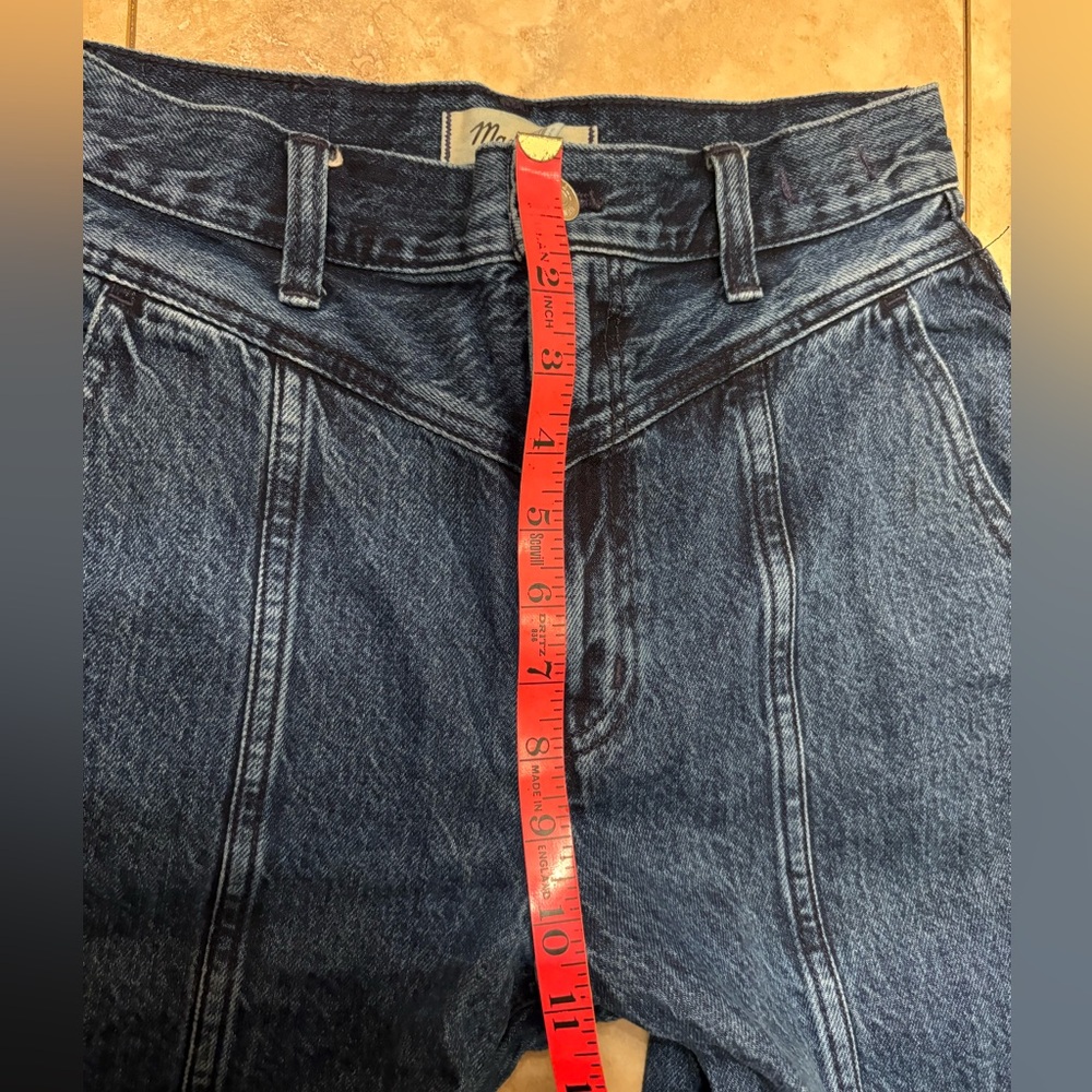 NWOT Madewell High Rise Rigid Balloon Jeans in Sanford Wash Women’s 24 - Picture 15 of 16
